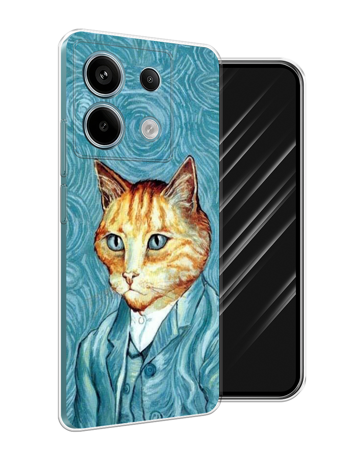 

Чехол Awog на Xiaomi Redmi Note 13 Pro 5G "Кот Ван Гог", Голубой;коричневый, 320150-1