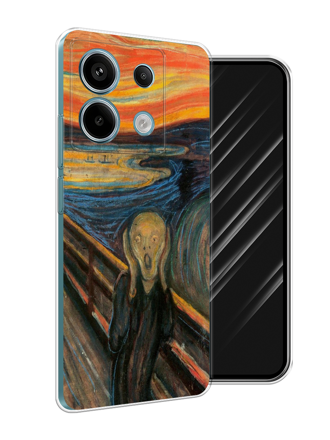 

Чехол Awog на Xiaomi Redmi Note 13 Pro 5G "Крик", Оранжевый;синий;серый, 320150-1
