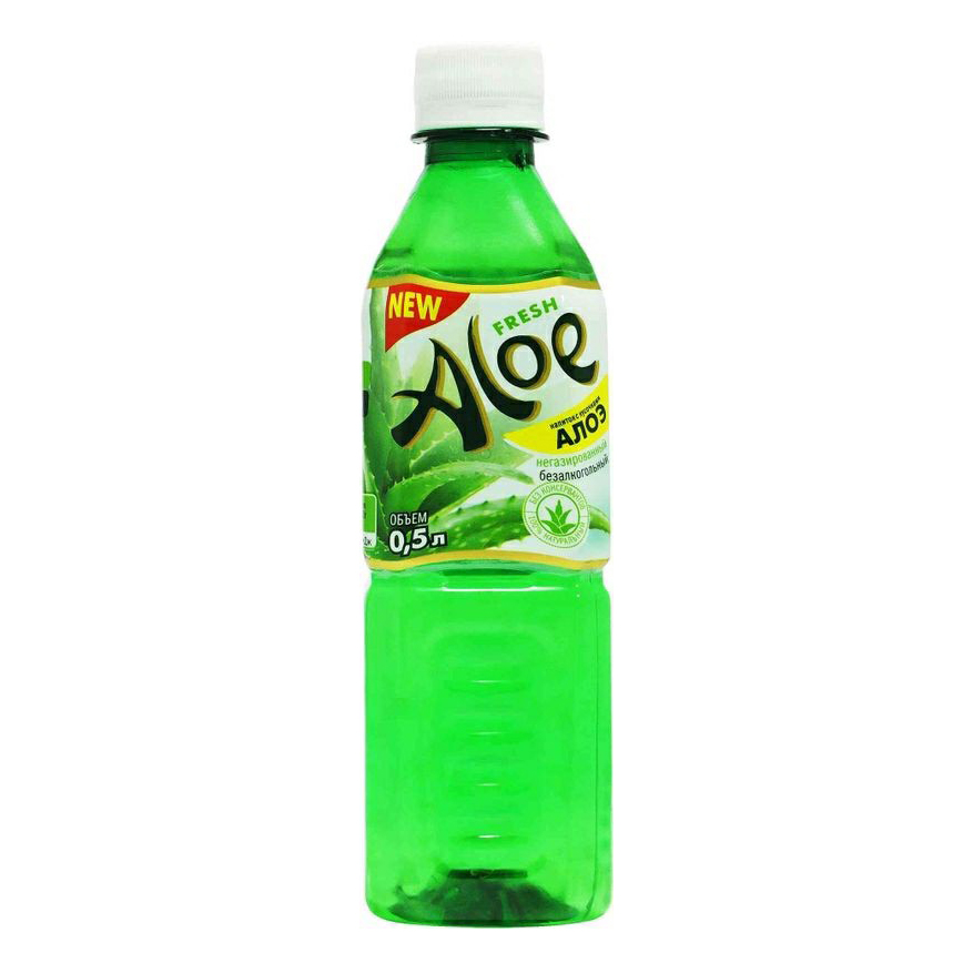 Напиток Aloe Fresh негазированный с кусочками алоэ 0,5 л
