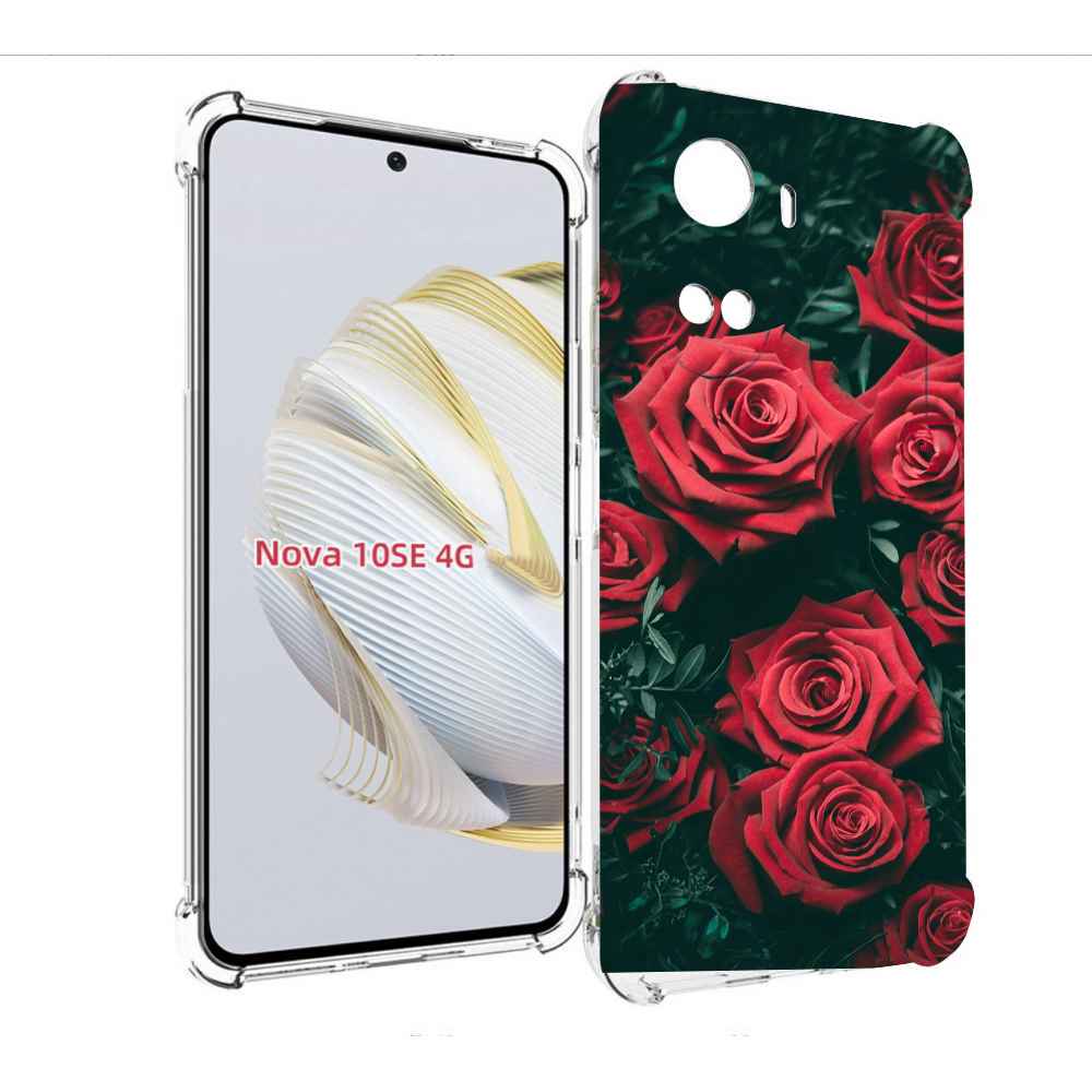 

Чехол MyPads красные-бархатные-розы для Huawei Nova 10 SE, Прозрачный, Tocco