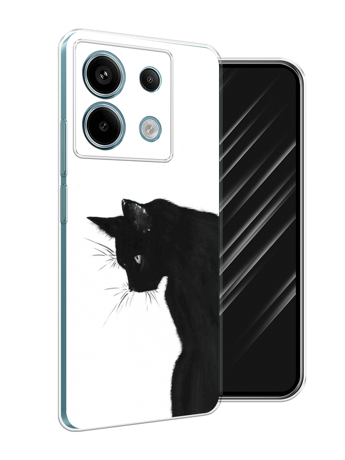 

Чехол Awog на Xiaomi Redmi Note 13 Pro 5G "Black cat", Черный;белый, 320150-1