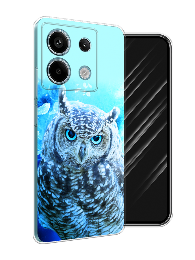 

Чехол Awog на Xiaomi Redmi Note 13 Pro 5G "Сова арт 7", Синий;голубой, 320150-1
