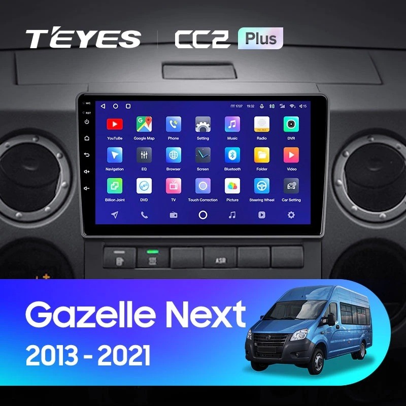 Штатная магнитола Teyes CC2L Plus 232 GAZ Gazelle Next 2013-2021 F1 1980000₽