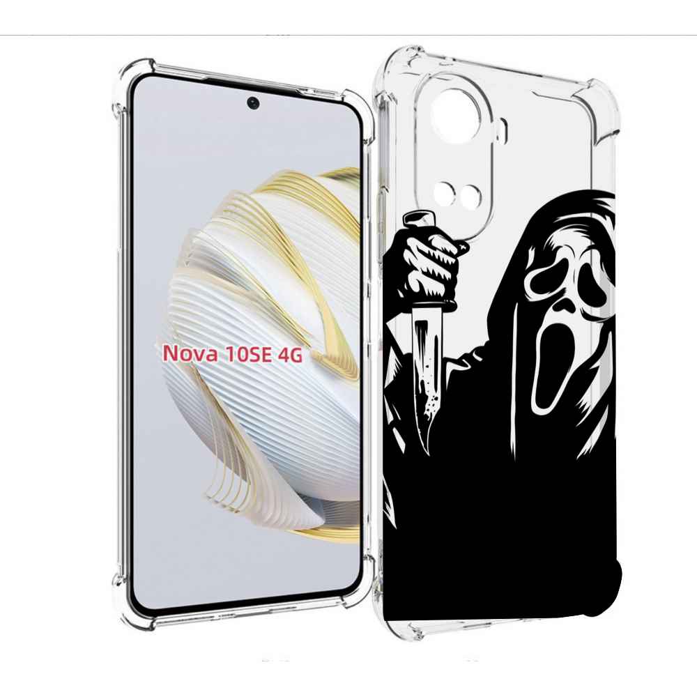 

Чехол MyPads крик-с-ножом для Huawei Nova 10 SE, Прозрачный, Tocco