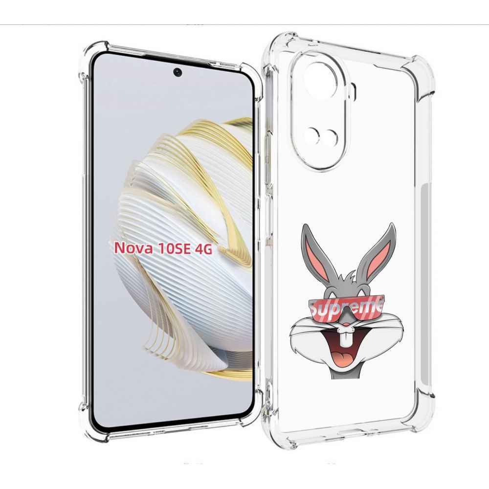 

Чехол MyPads крутой-заяц для Huawei Nova 10 SE, Прозрачный, Tocco