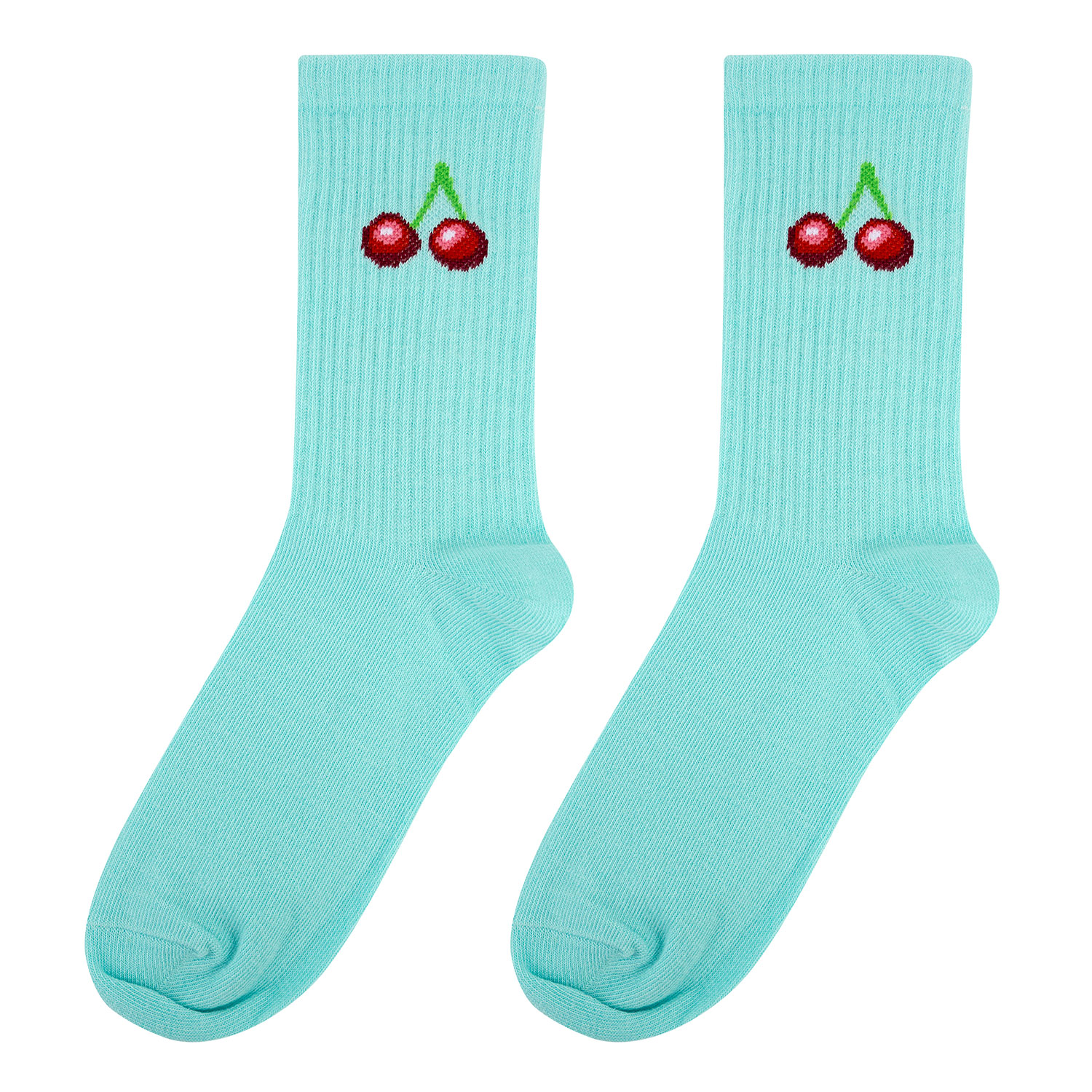 

Носки женские Kawaii Factory Вишня белые 35-39, Вишня