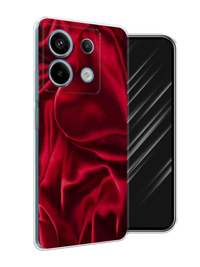 

Чехол Awog на Xiaomi Redmi Note 13 Pro 5G "Текстура красный шелк", 320150-1