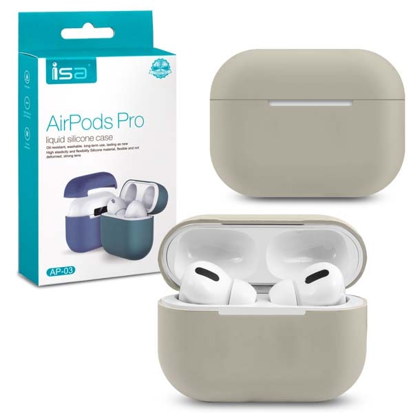 Чехол ISA Airpods Pro Silicon Case  Stone