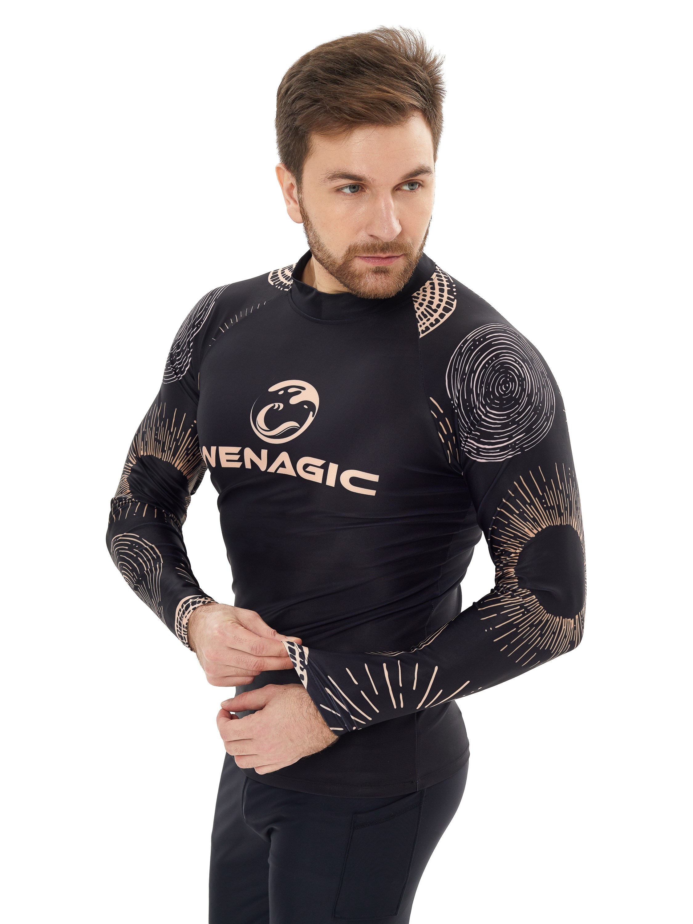 

Гидромайка T-Flex Black Aztec UPF50 с длинным рукавом мужская размер XL, Черный, T-Flex Black Aztec