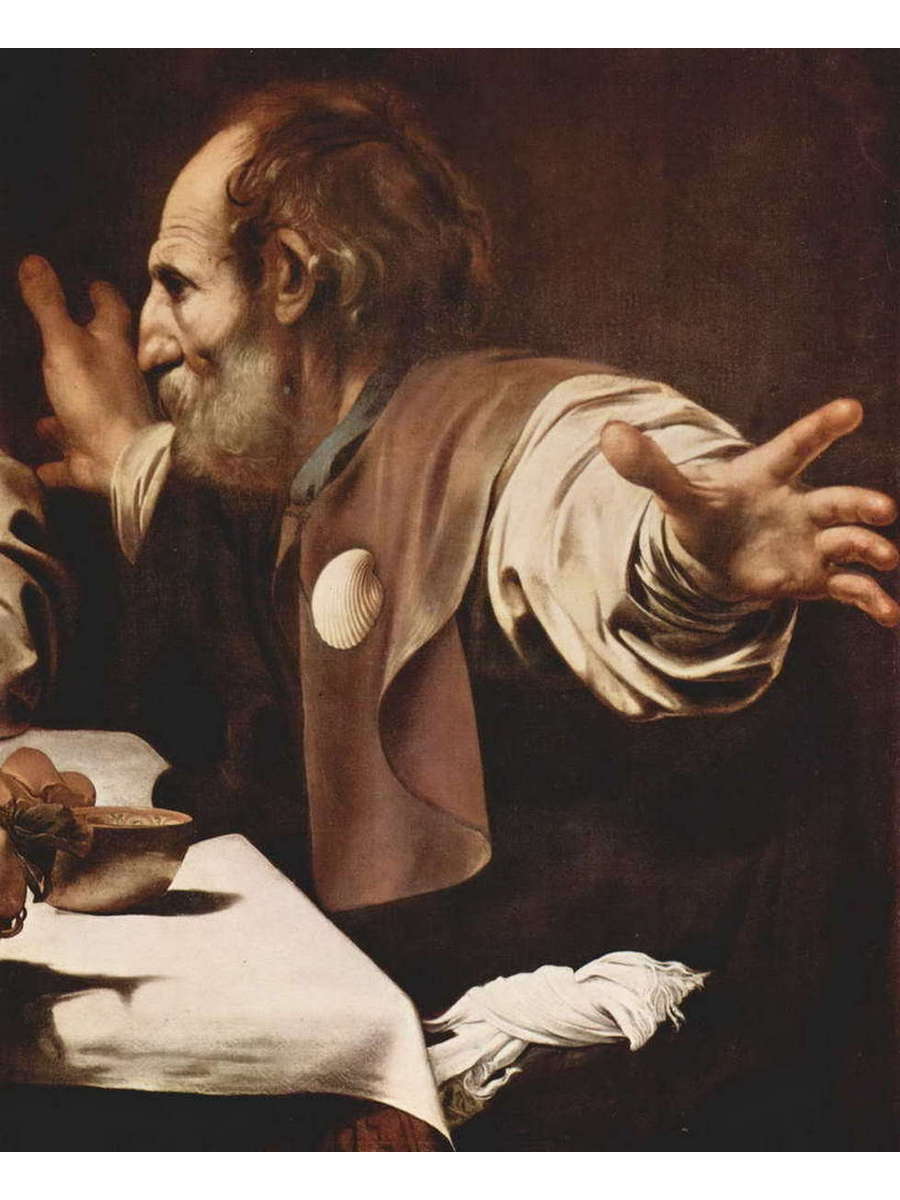 

Постер DRABS A3 Микеланджело Меризи де Караваджо Христос в Эммаусе. 1