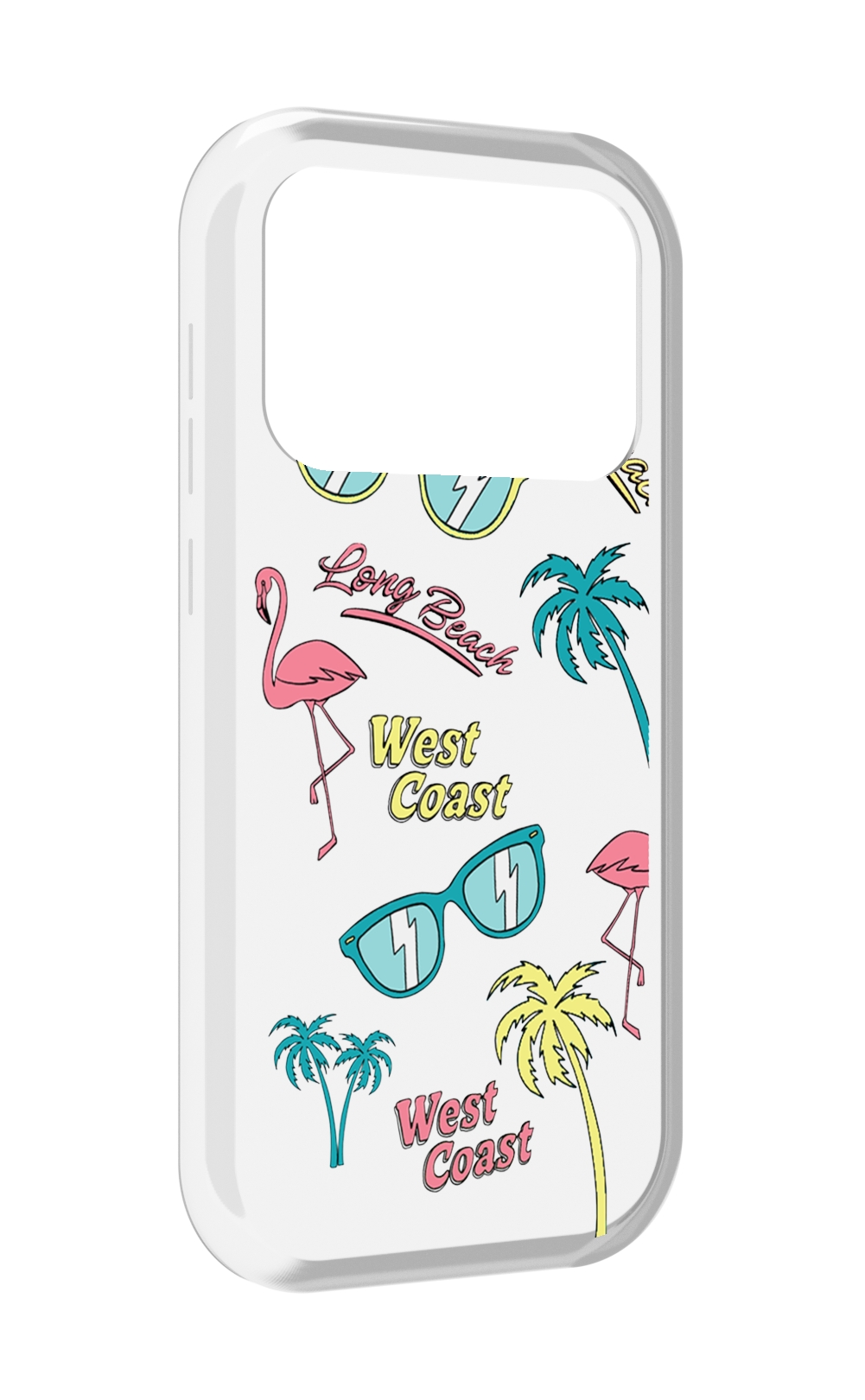 

Чехол MyPads пляжные-декорации для Oukitel F150 Air1 Pro / F150 Air1, Прозрачный, Tocco