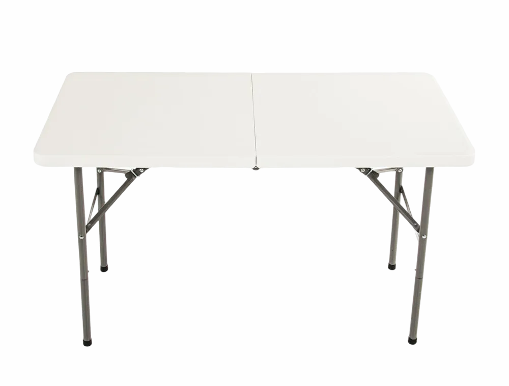 Стол складной садовый Green Glade F122 122х60 см, стол обеденный раскладной для кухни, дач, белый  - Купить