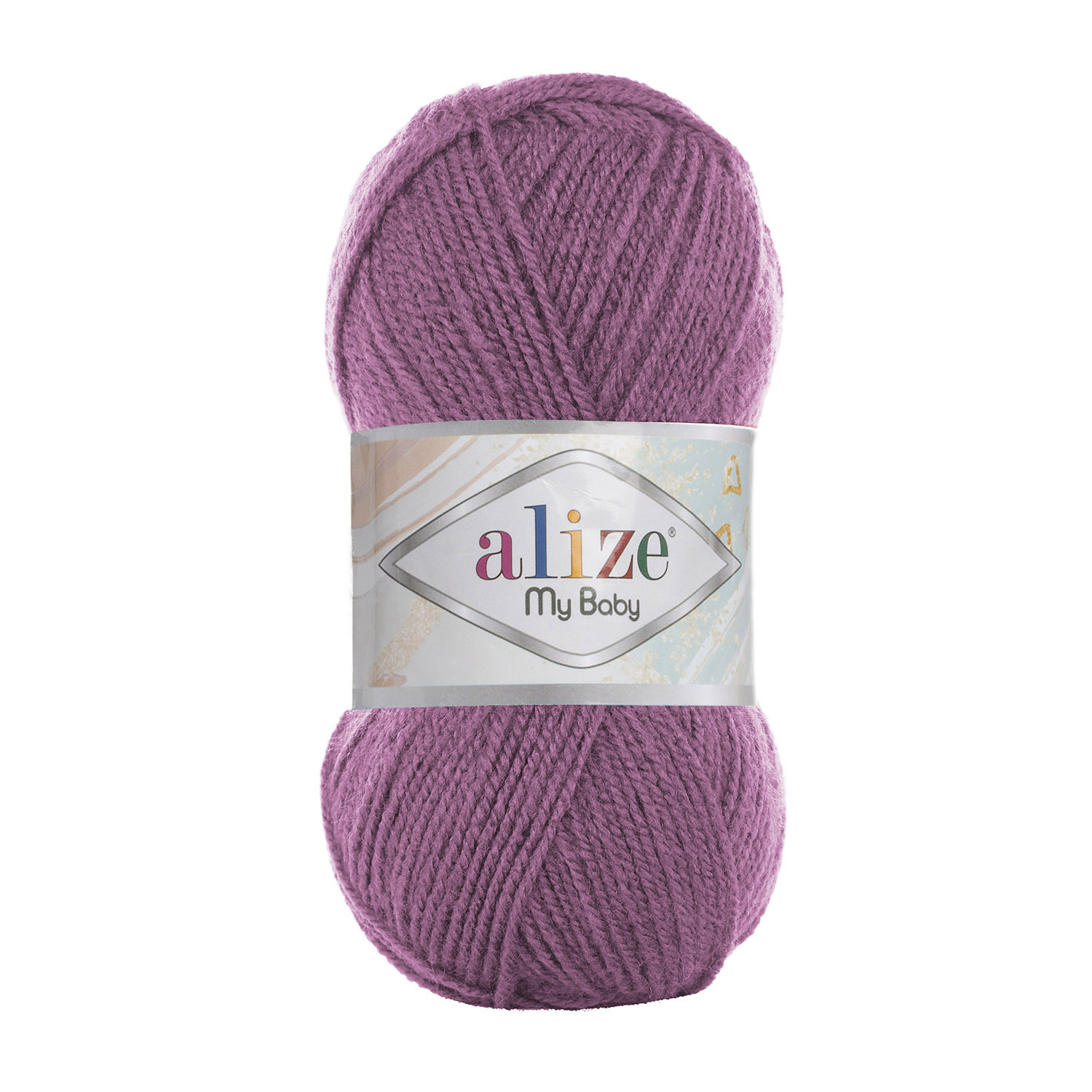 

Пряжа Alize My Baby 5 мотков 150м, 50гр цвет 28 сухая роза, Розовый, mybaby5 NL