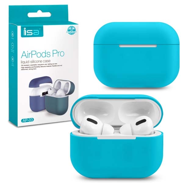 фото Чехол isa airpods pro silicon case sky blue