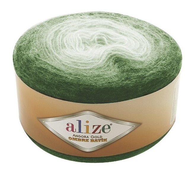 

Пряжа Alize 1129 Angora Gold Ombre Batik 7297 секционный, Angora Gold Ombre Batik