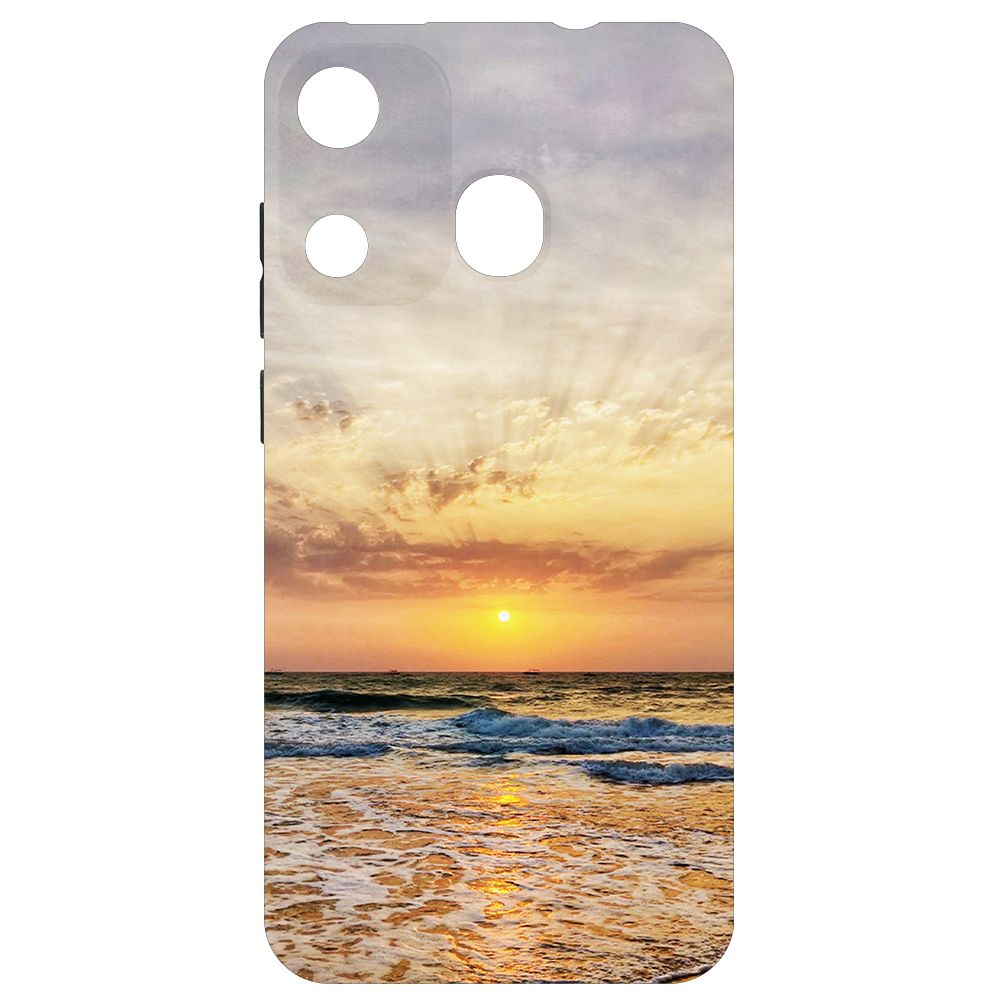 

Чехол-накладка Krutoff Soft Case Индия, Пляжи Гоа для ITEL A27 черный