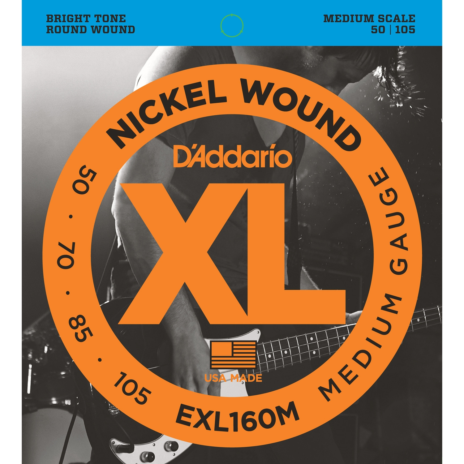 фото Струны для электрогитары daddario exl160m d'addario