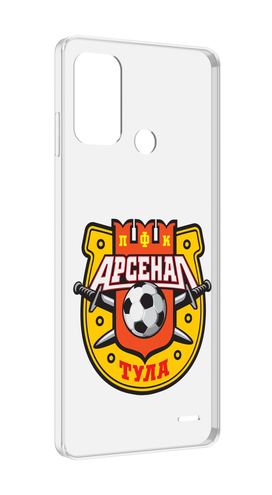 Чехол MyPads фк-арсенал-тула-2 для ZTE Blade A52
