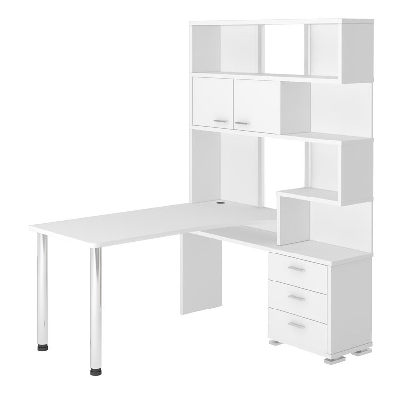 

Стол компьютерный Мэрдэс СР-420/150 БЕ-ПРАВ White