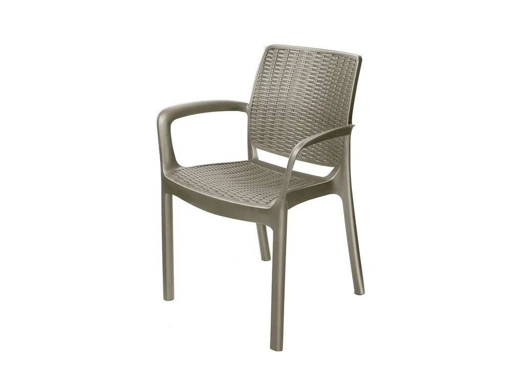 Садовое кресло, Садовый стул, ABS пластик, 59х55х82 см, 4 шт