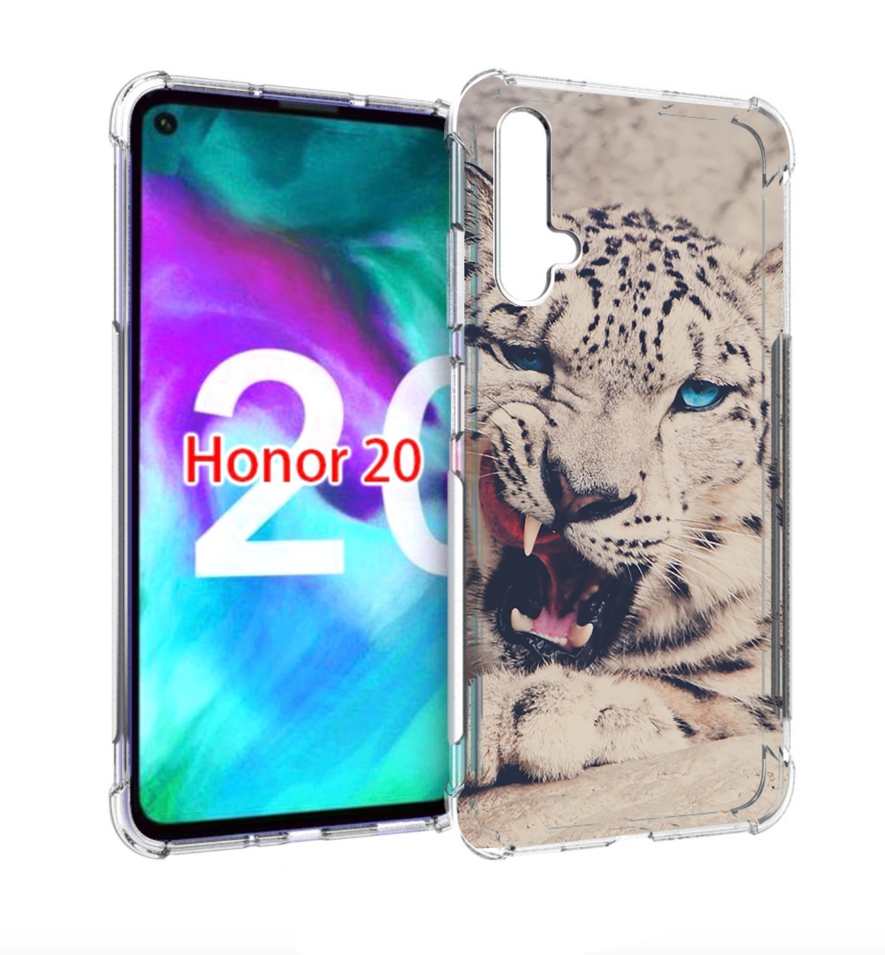 

Чехол бампер MyPads Барсюня для Honor 20, Прозрачный, Tocco