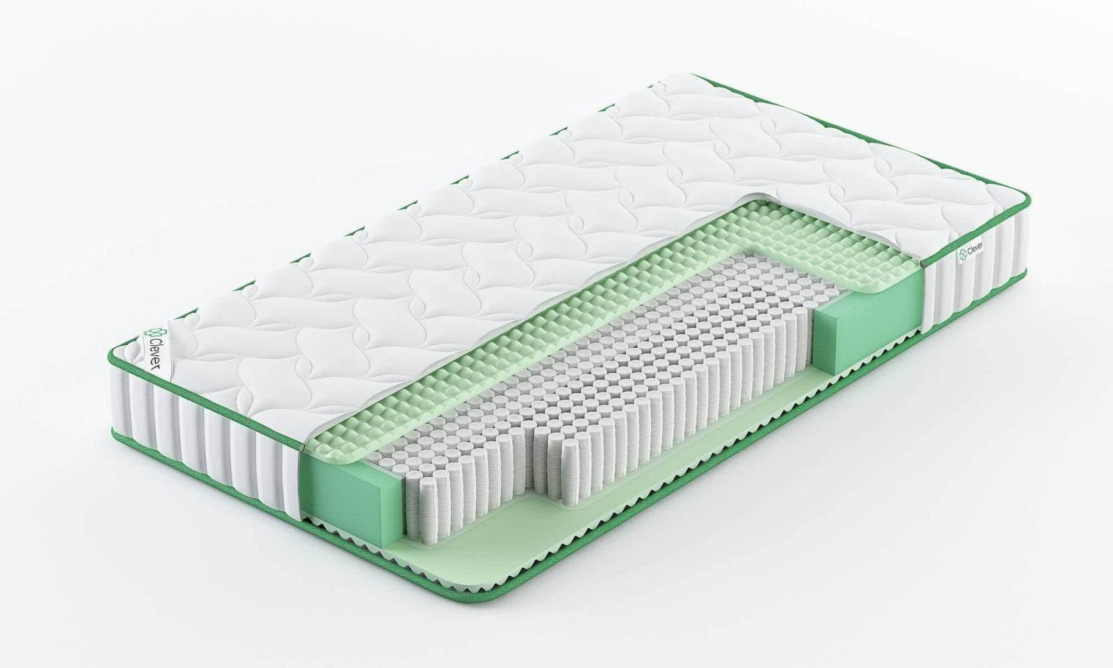 

Матрас Clever Wave S1000 125x155, Белый, CLEVER WAVE S1000