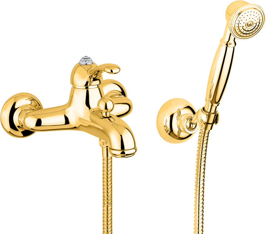 фото Bugnatese смеситель bugnatese lem swarovski 1902do для ванны с душем золото