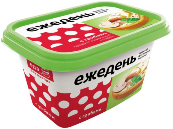 Продукт плавленый с сыром Ежедень с грибами 370 г