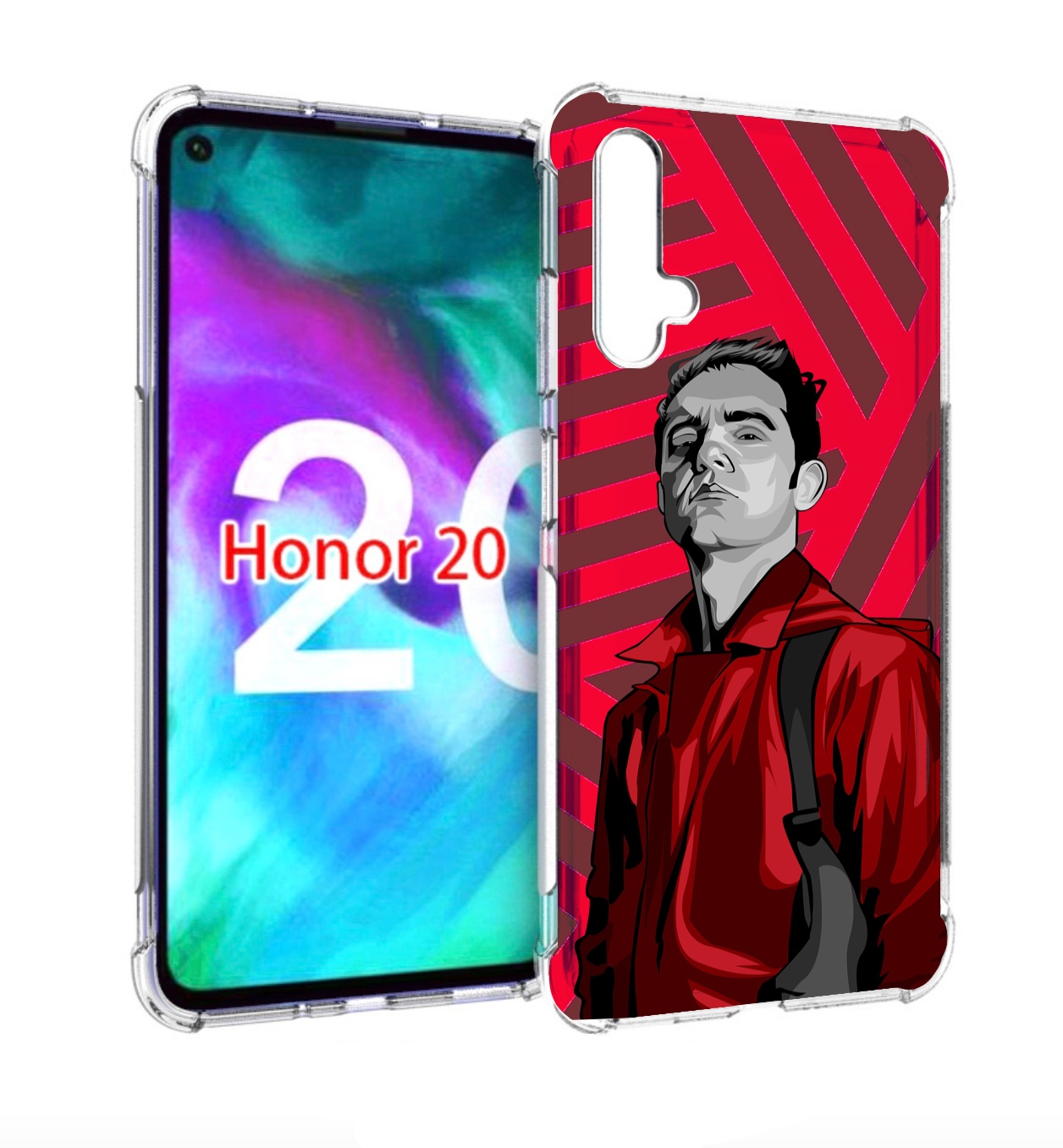 

Чехол бампер MyPads Берлин-бумажный-дом для Honor 20 Honor, Прозрачный, Tocco