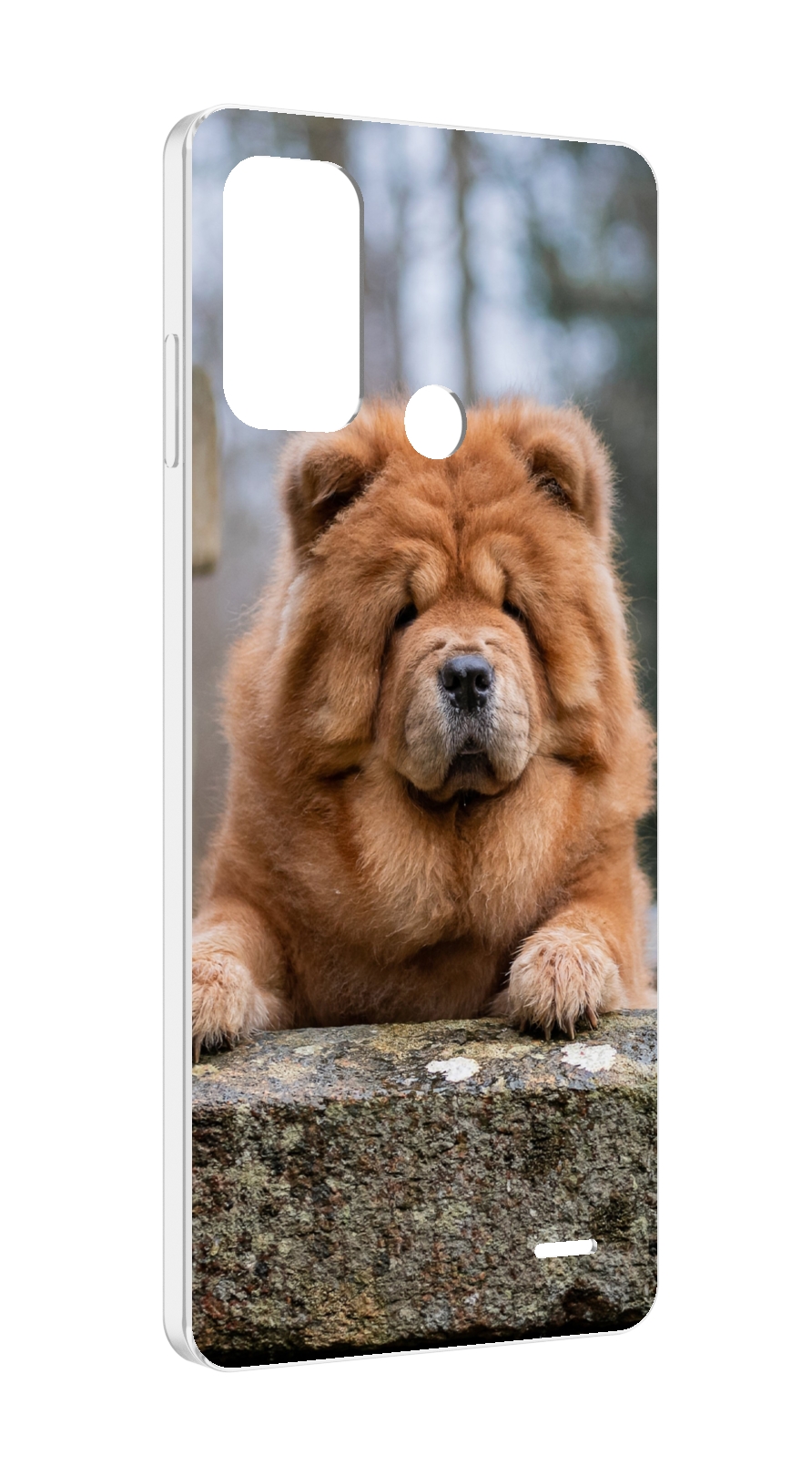 

Чехол MyPads чау чау для ZTE Blade A52, Прозрачный, Tocco