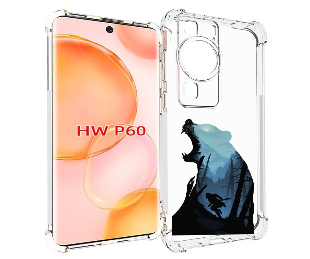 

Чехол MyPads Ночной-медведь для Huawei P60, Tocco