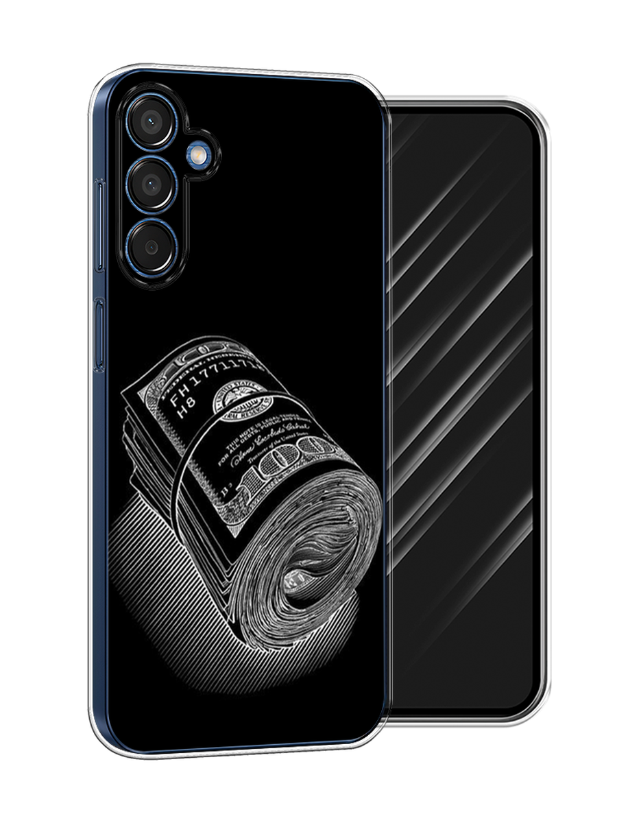 

Чехол Awog на Samsung Galaxy M15 5G "Кубышка денег", Черный;серебристый, 2109550-1