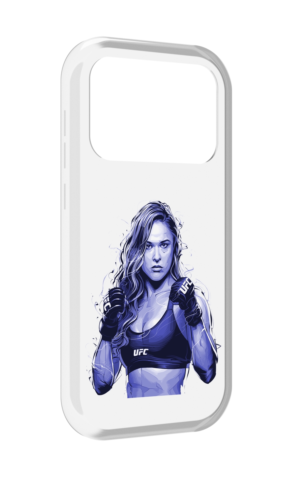 

Чехол MyPads ронда-роузи-юфс для Oukitel F150 Air1 Pro / F150 Air1, Прозрачный, Tocco