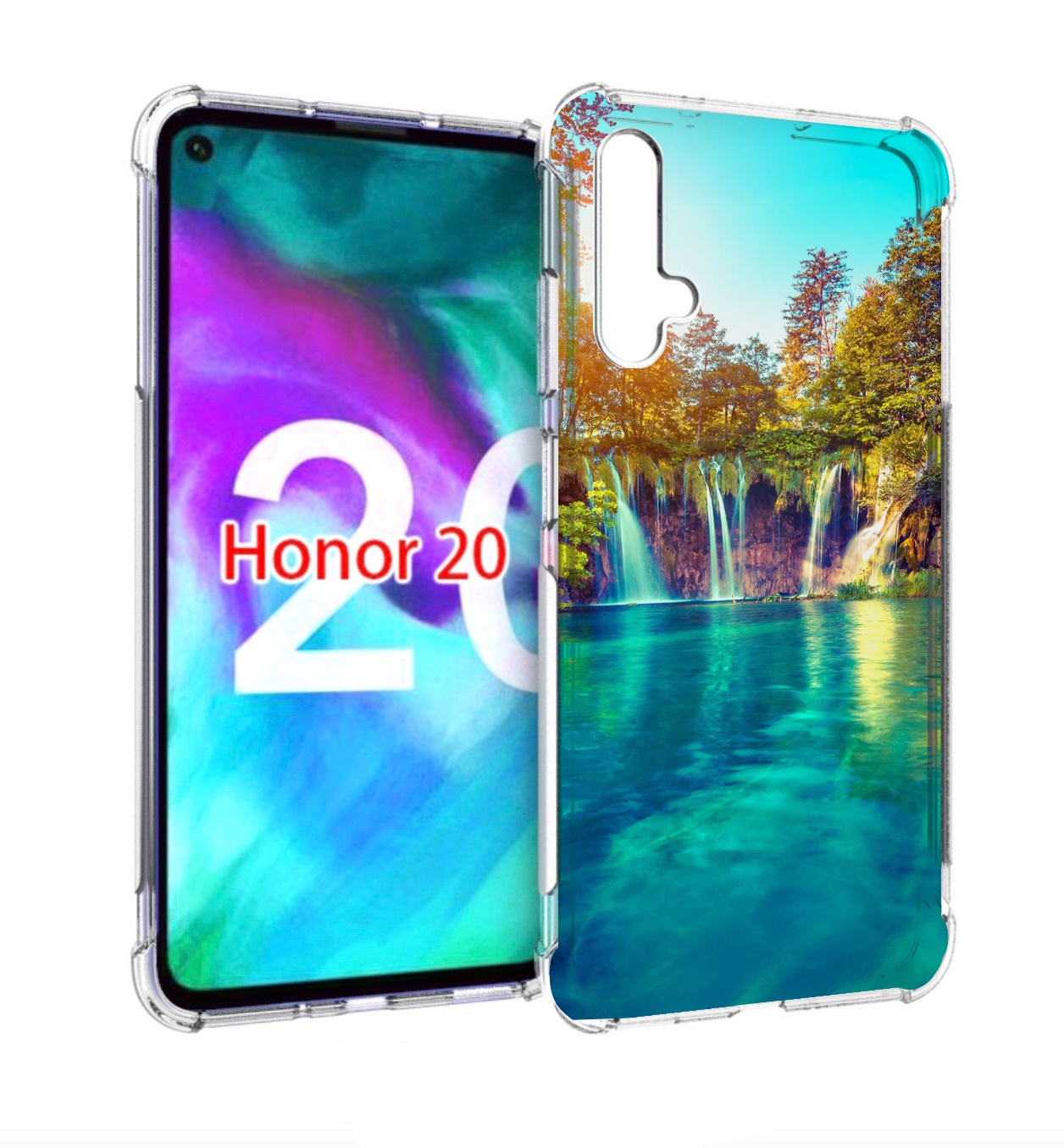 

Чехол бампер MyPads Водапад-2 для Honor 20, Прозрачный, Tocco