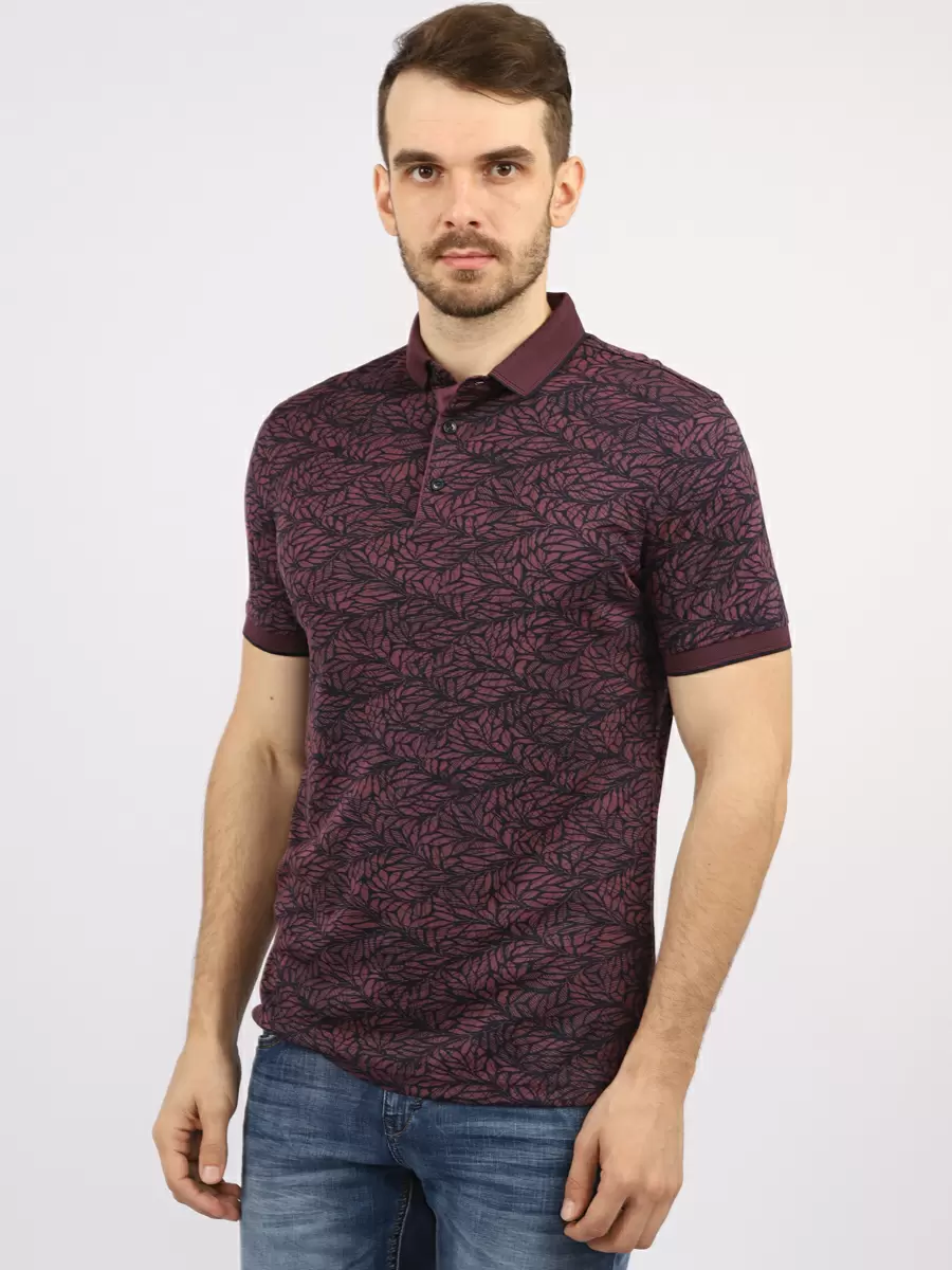 

Футболка мужская A passion play SQ69801 бордовая S, SQ69801