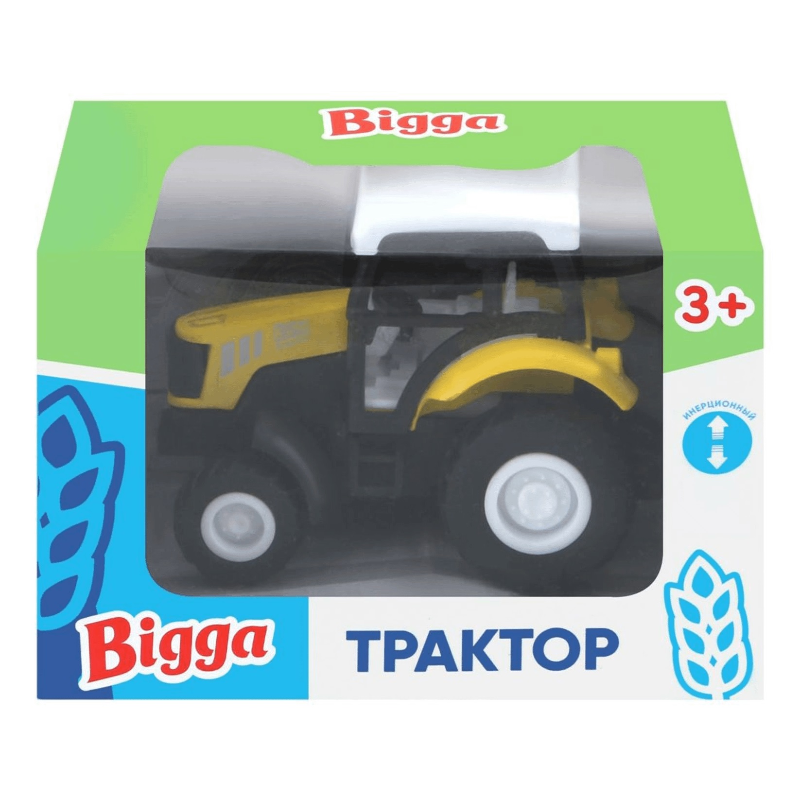 Трактор Bigga инерционный 7,8 см в ассортименте