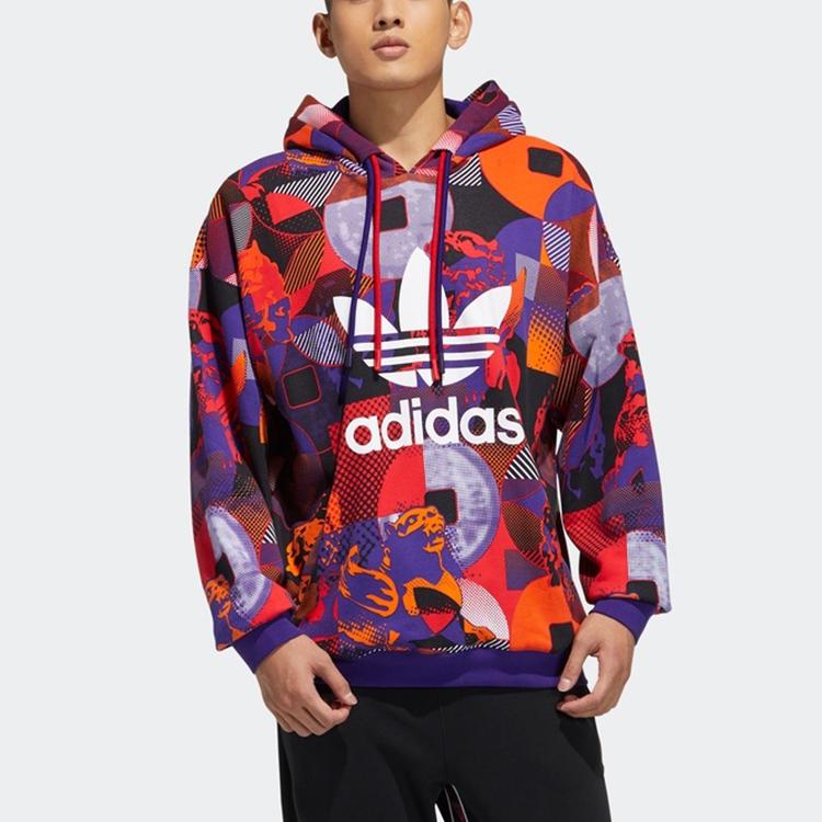 Худи мужское Adidas Cny Collegiate Hoodie GN5448 разноцветное 42 RU