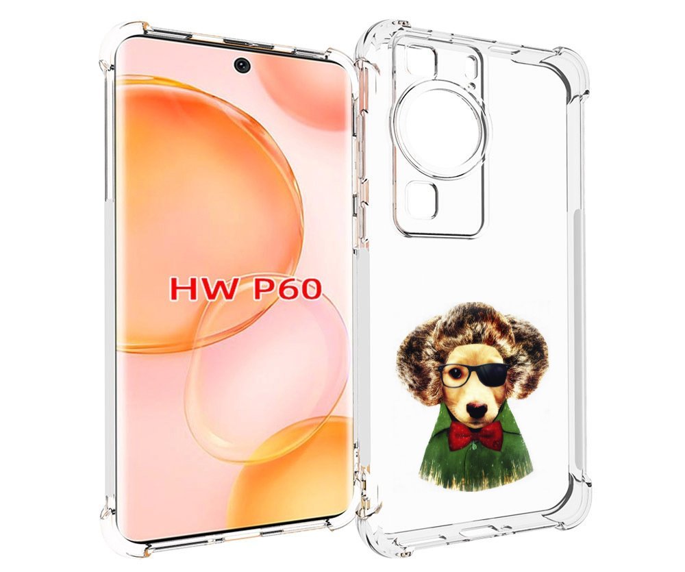 

Чехол MyPads Пес в бабочке для Huawei P60, Tocco