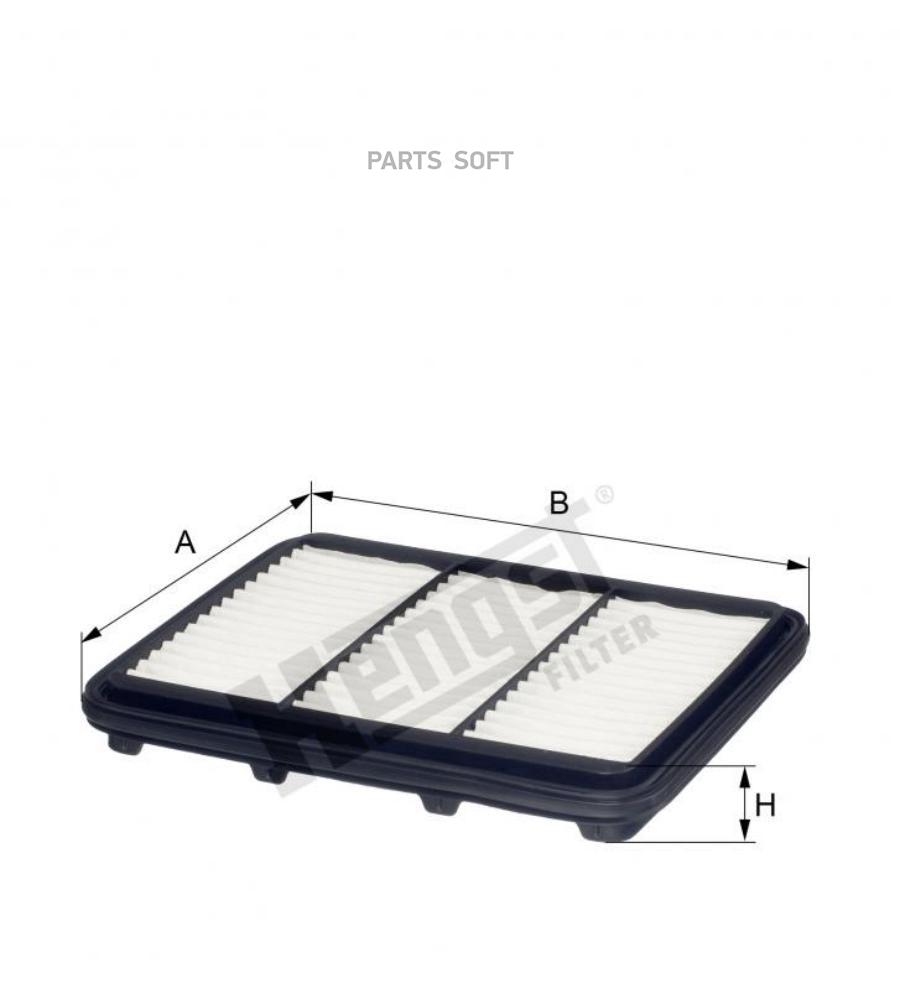 

HENGST FILTER Фильтр воздушный DAEWOO Matiz 05->