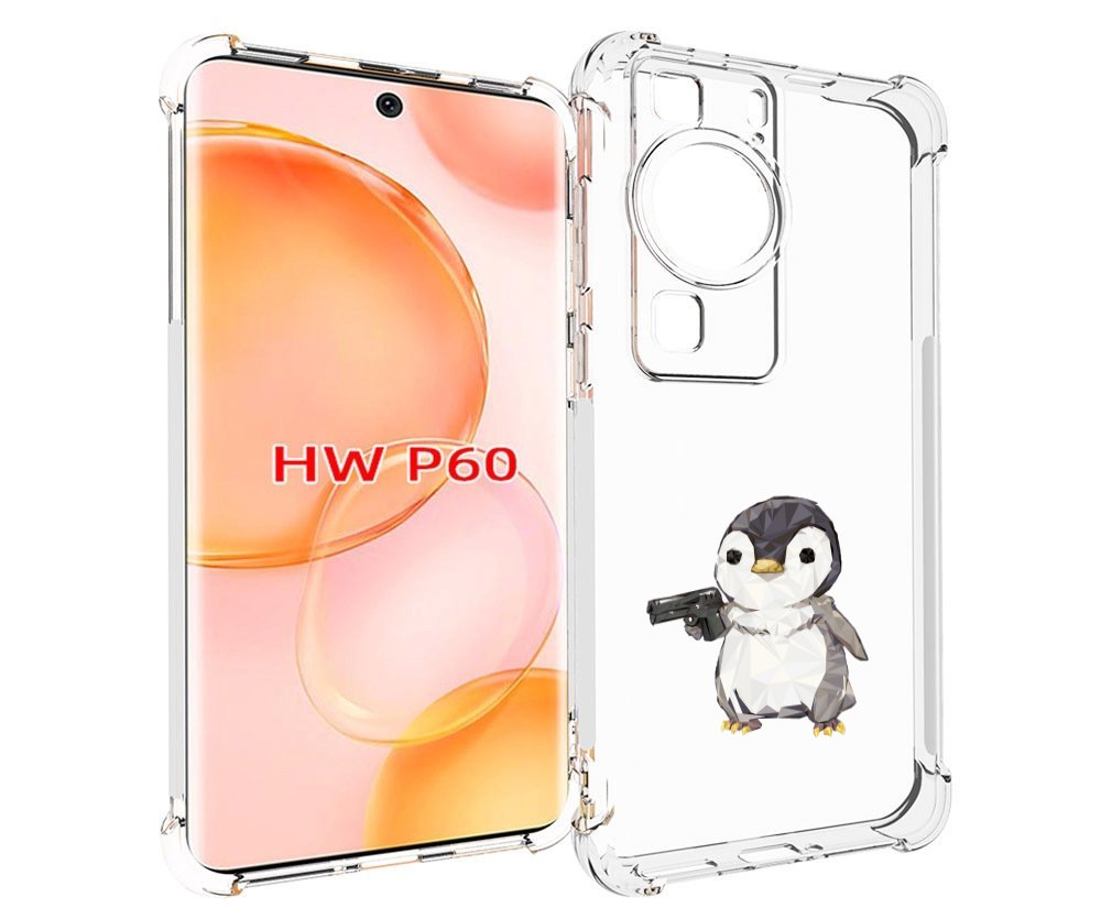

Чехол MyPads Пингвин детский для Huawei P60, Tocco
