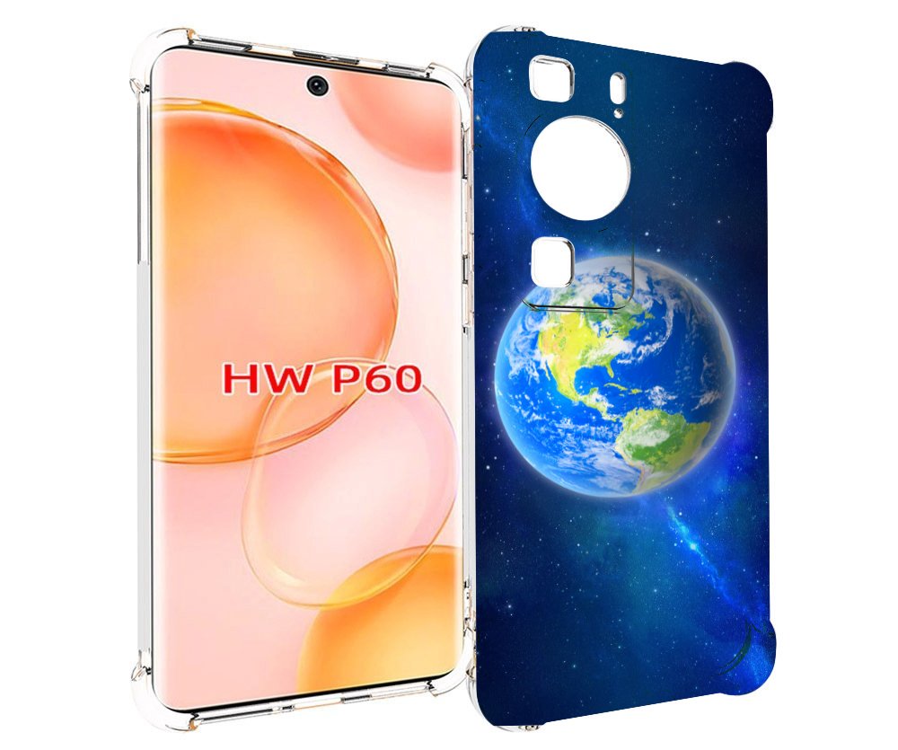Чехол MyPads Планета-Земля для Huawei P60