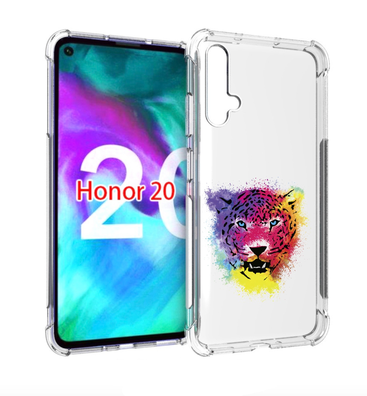 

Чехол бампер MyPads Гепард для Honor 20, Прозрачный, Tocco