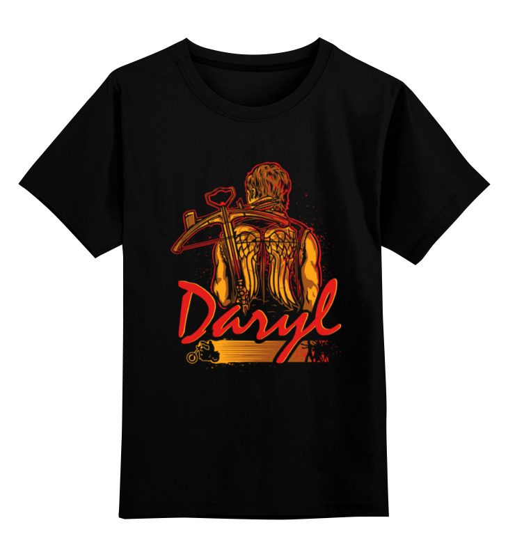 

Футболка детская Printio Daryl (the walking dead) цв. черный р. 128, Daryl (the walking dead)