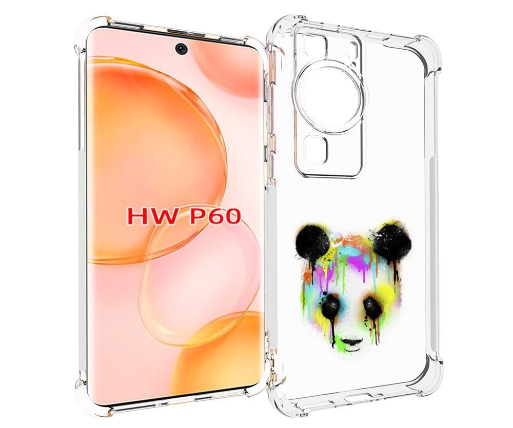 

Чехол MyPads Радужная панда для Huawei P60, Tocco