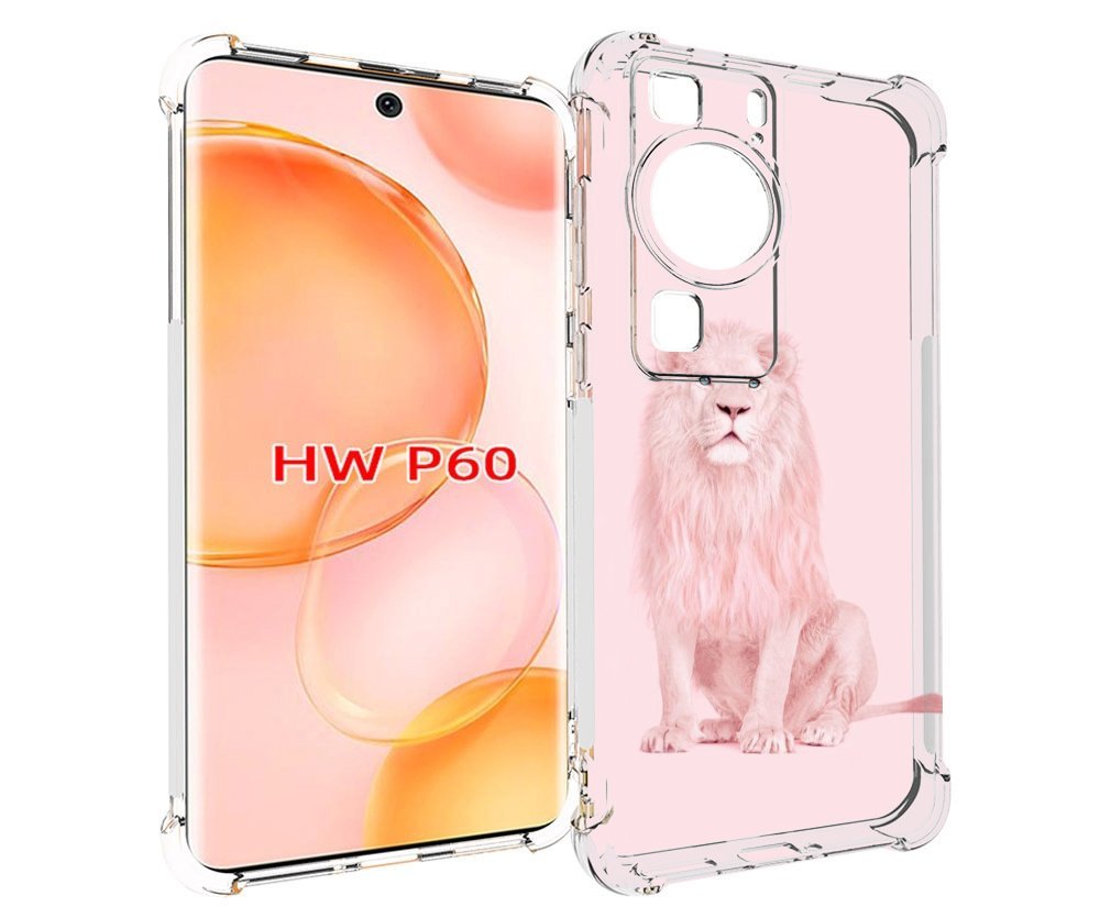 

Чехол MyPads Розовый-лев для Huawei P60, Tocco