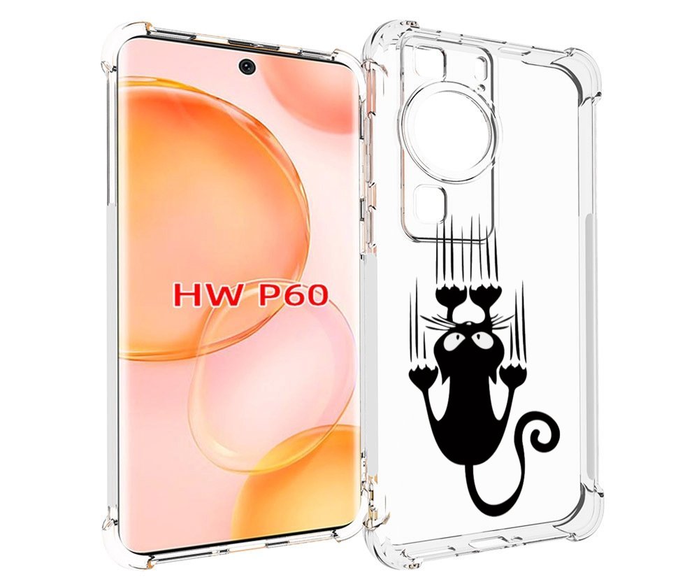 

Чехол MyPads Свисающий-кот для Huawei P60, Tocco