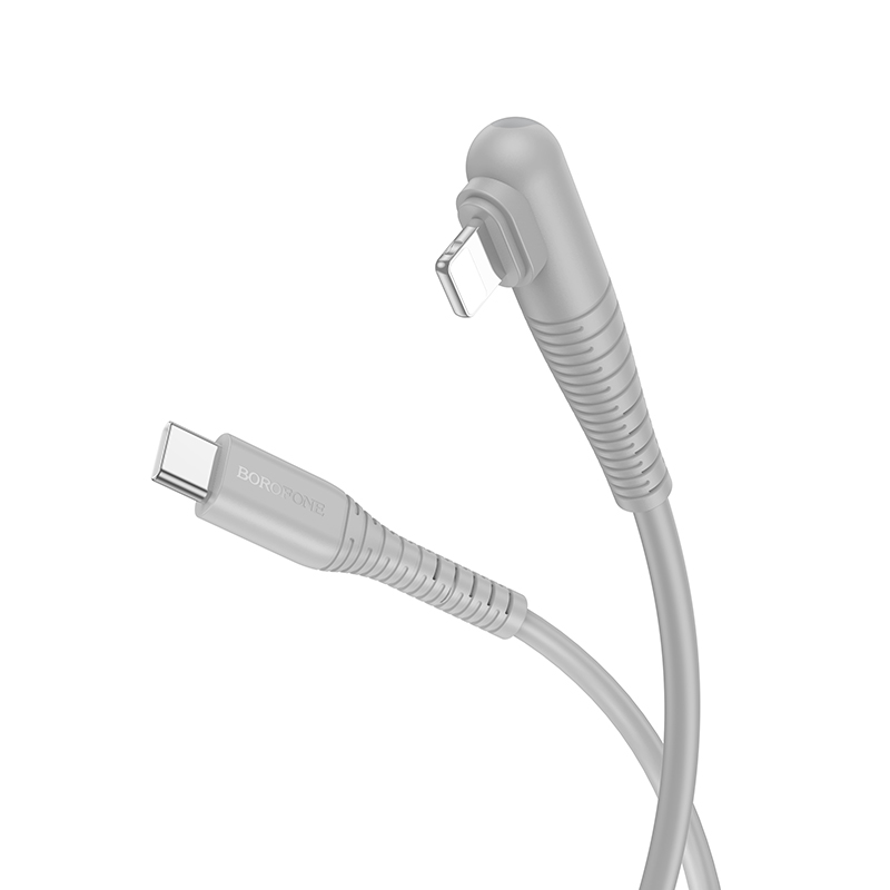 

Кабель USB Type-C-USB Type-C Borofone BX105aa 1м серый, BX105aa