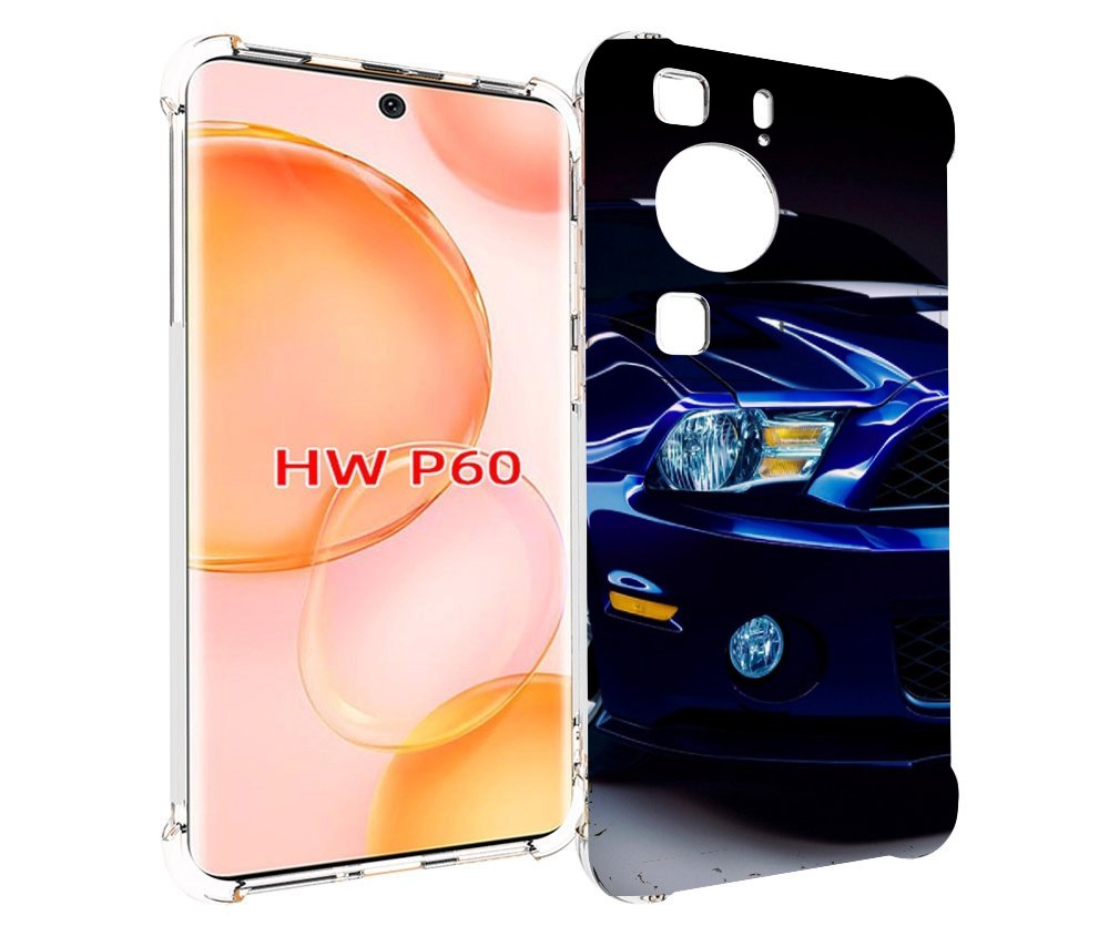 

Чехол MyPads Синяя-машина для Huawei P60, Tocco