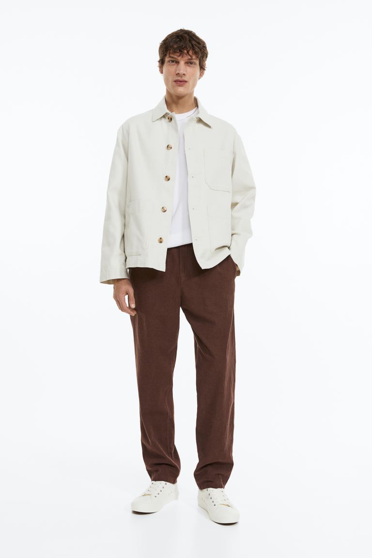 

Брюки мужские H&M 1064346012 коричневые XL (доставка из-за рубежа), Коричневый, 1064346012