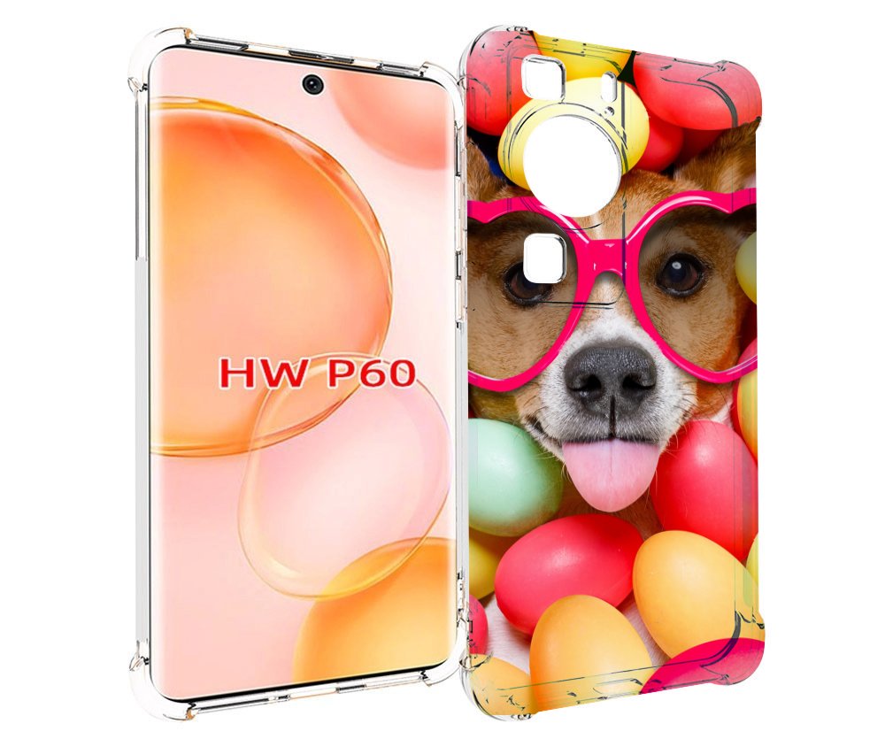 

Чехол MyPads Собака-в-яйцах для Huawei P60, Tocco